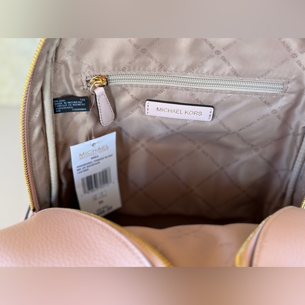 Michael Kors Rhea MediumPink Backpack - Picture 8 of 10